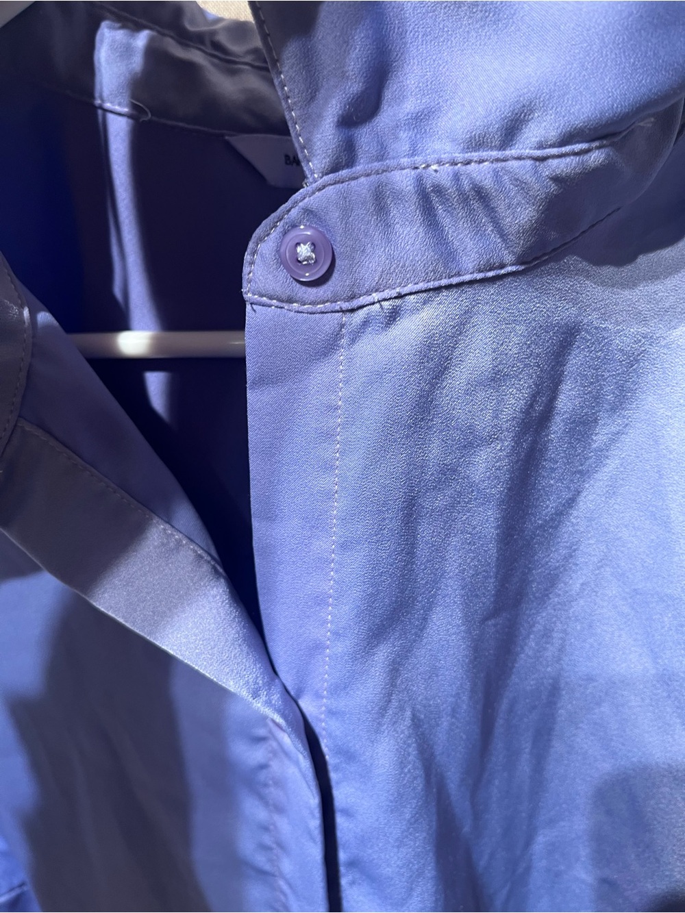 2 banana republic silky classic shirts - xxl - lavender and periwinkle - Picture 6 of 16